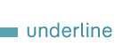 underline